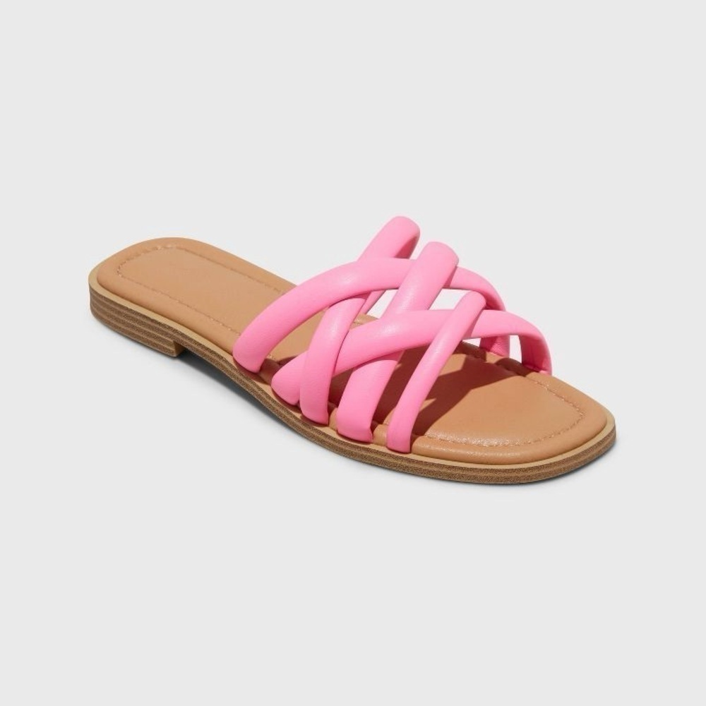Women's Rian Slide Sandals - Universal Thread Pink